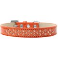 Unconditional Love Sprinkles Ice Cream Orange Crystals Dog CollarOrange Size 12 UN812356